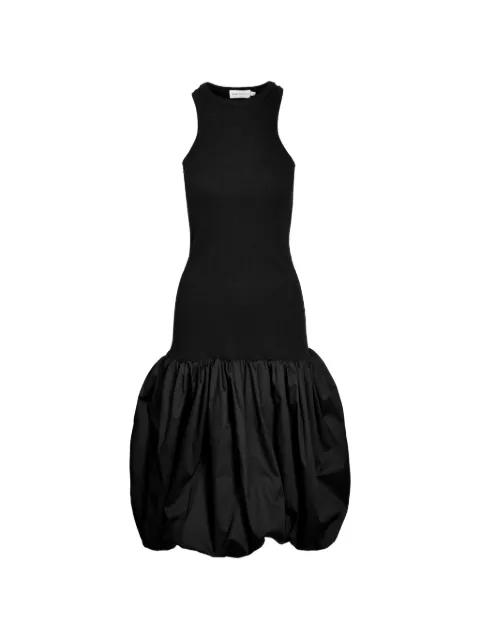 ribbed-knit balloon midi dress by IOANA CIOLACU