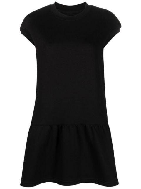 short-sleeve peplum mini dress by IOANA CIOLACU