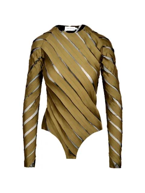 spiral bodysuit by IOANA CIOLACU
