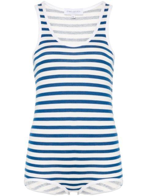 striped bodysuit by IOANA CIOLACU