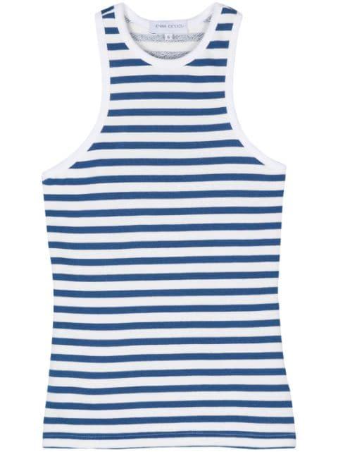 striped tank top by IOANA CIOLACU