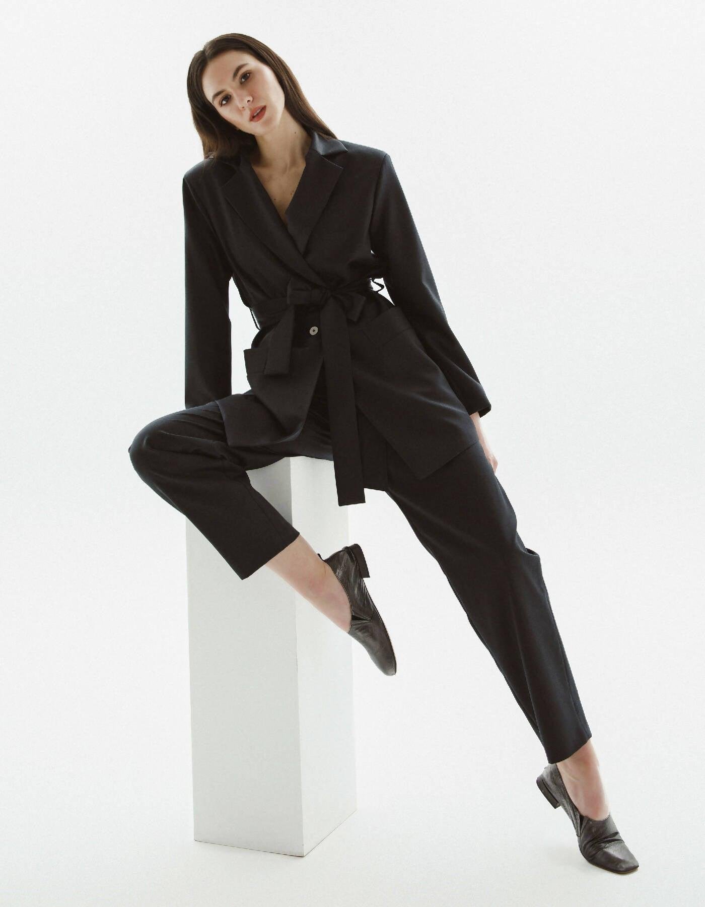 Charcoal Pantsuit by IPANTS