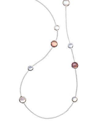 Sterling Silver 925 Lollipop&reg; Multi Stone Long Statement Necklace by IPPOLITA