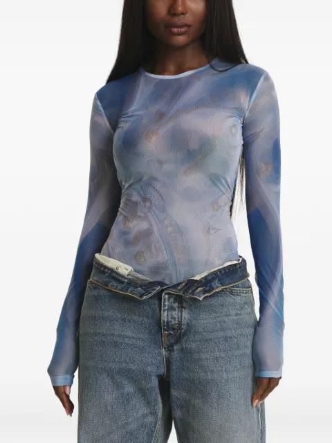 long-sleeve top by IRINA VOINEA