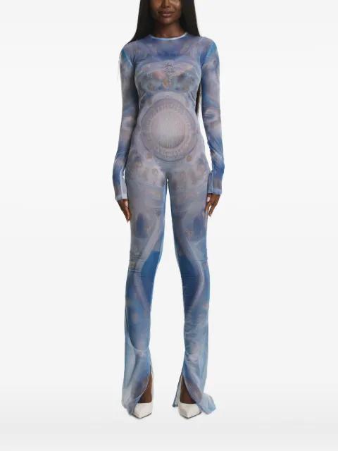 split-hem bodysuit by IRINA VOINEA