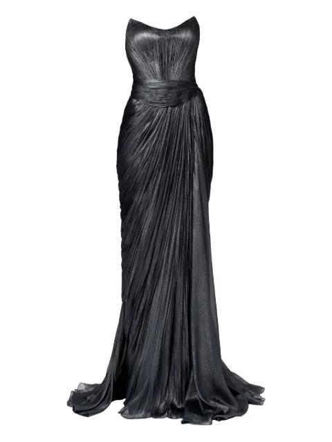 pleated-bodice dress by IRIS SERBAN