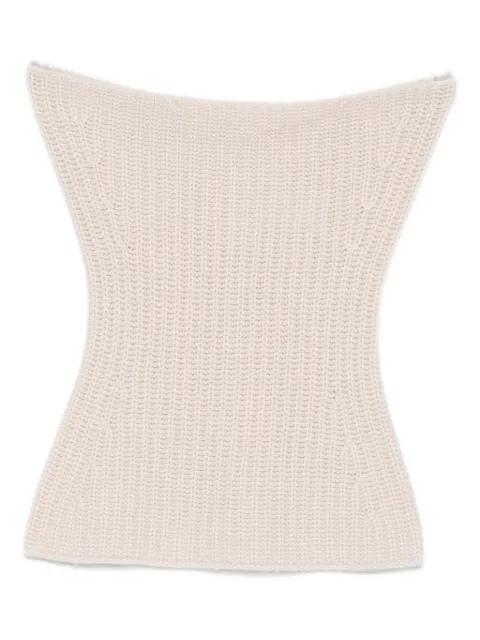 Alfreda ribbed-knit neck warmer by IRIS VON ARNIM
