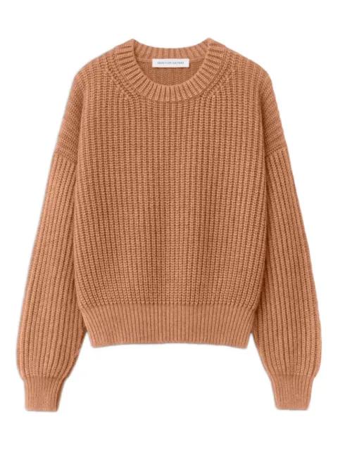 balloon-sleeve knitted sweater by IRIS VON ARNIM
