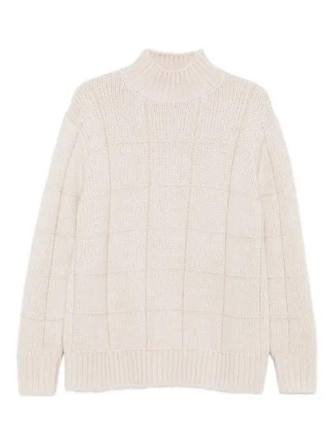 grid-knit sweater by IRIS VON ARNIM