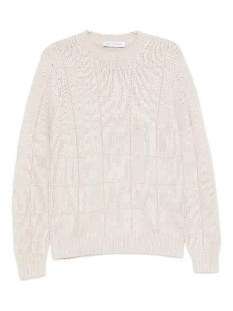 panelled knitted sweater by IRIS VON ARNIM