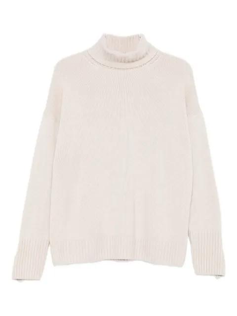 roll neck ribbed sweater by IRIS VON ARNIM