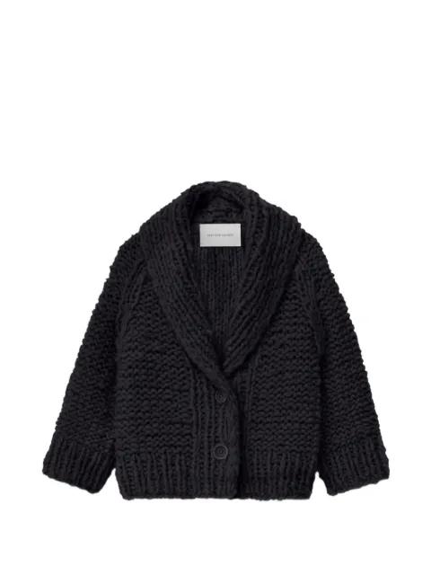 shawl-collar buttoned cardigan by IRIS VON ARNIM