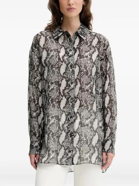 ALOUNE snakeskin print shirt by IRO