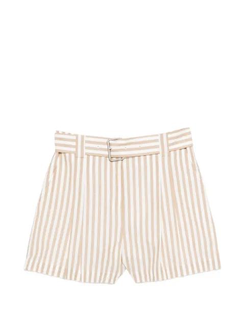 Anemone striped belted shorts by IRO
