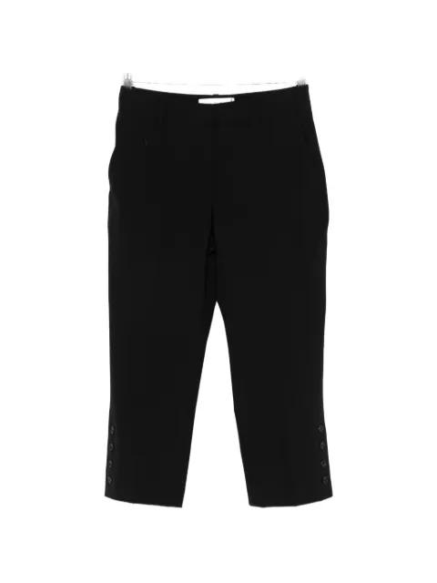 Aqua button-embellished trousers by IRO