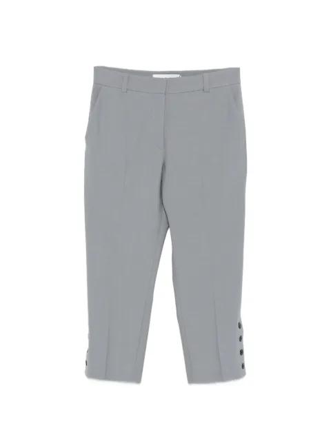 Aqua button-embellished trousers by IRO