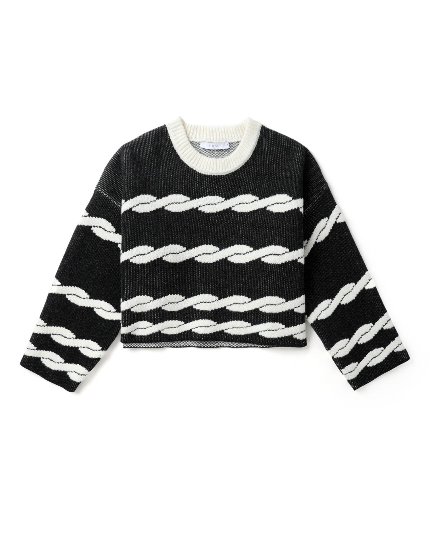 Cropped jacquard jumper by IRO
