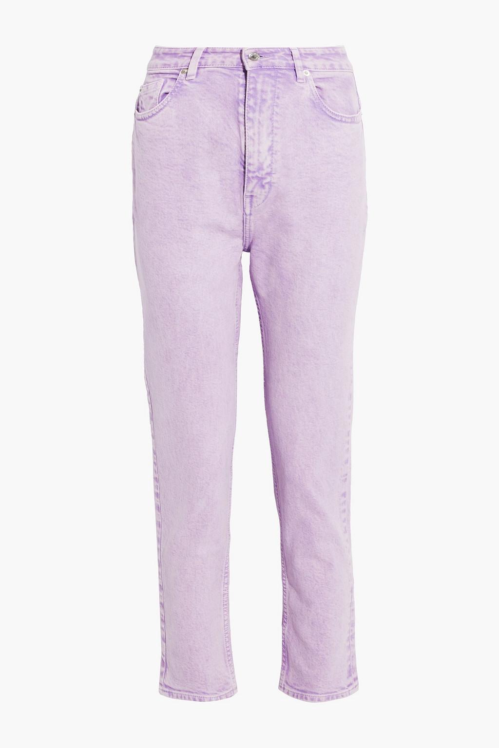 Eli acid-wash high-rise slim-leg jeans by IRO