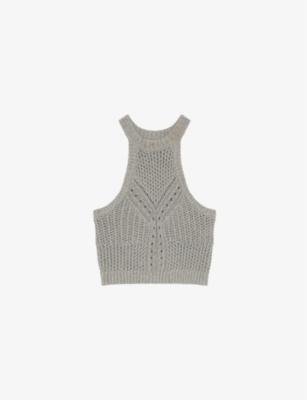 Firoza halter-neck sleeveless knitted vest by IRO