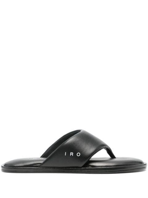 Frutti leather flip-flops by IRO
