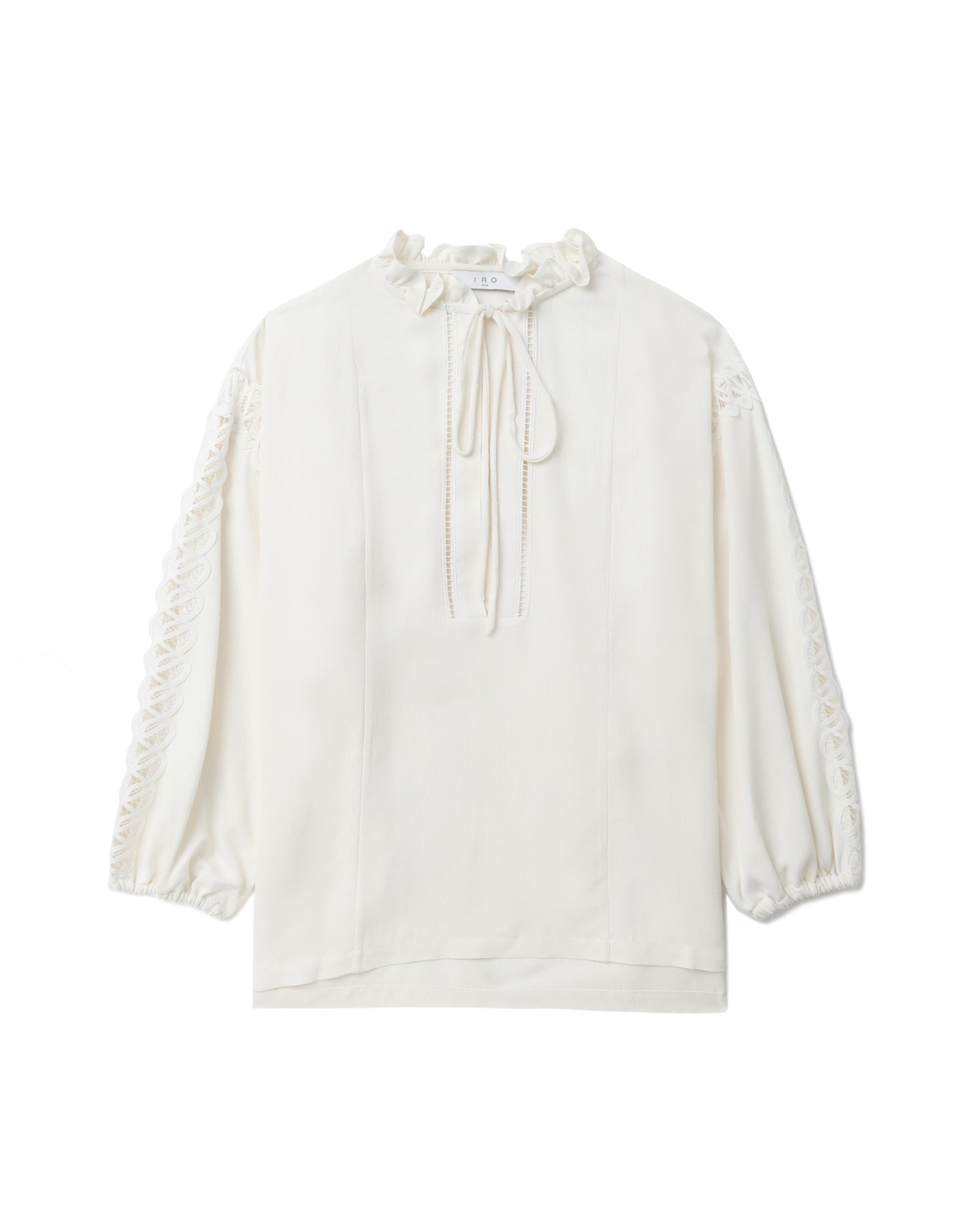 Ganitte V-neck lace tie top by IRO