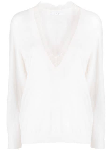 Haby lace-detail jumper by IRO