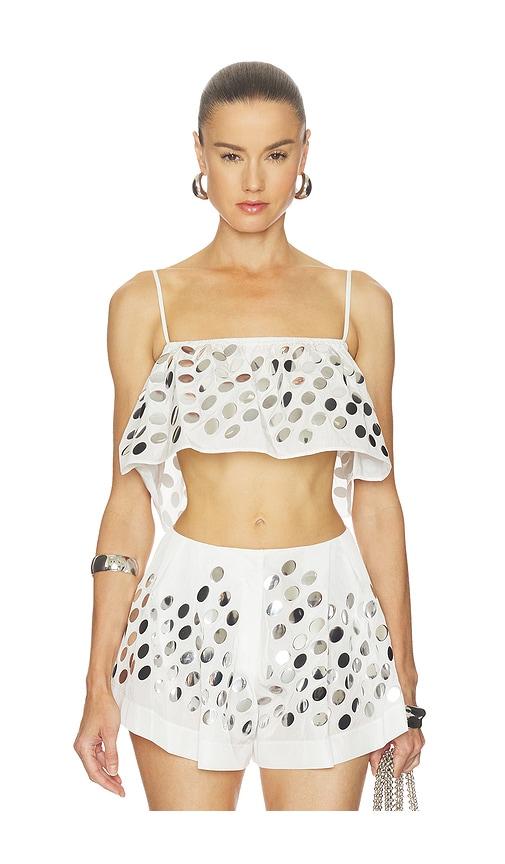 IRO Dottie Top in White by IRO