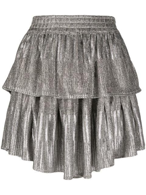 Imama layered-design mini skirt by IRO