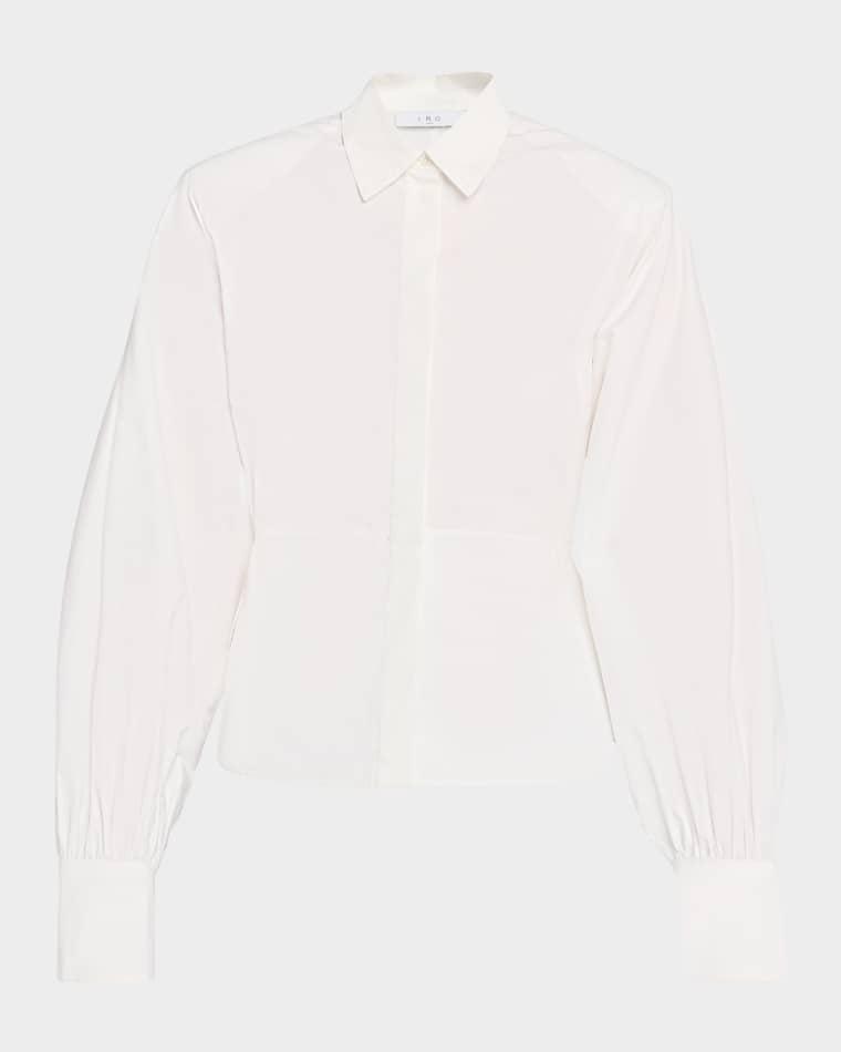 Janine Button-Front Cotton Poplin Shirt by IRO