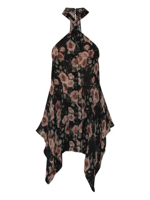 Lassan floral-print top by IRO