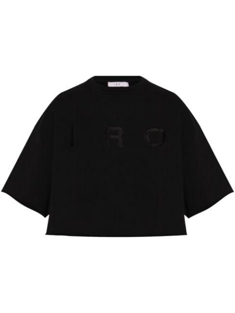 Linda logo-print cotton T-shirt by IRO