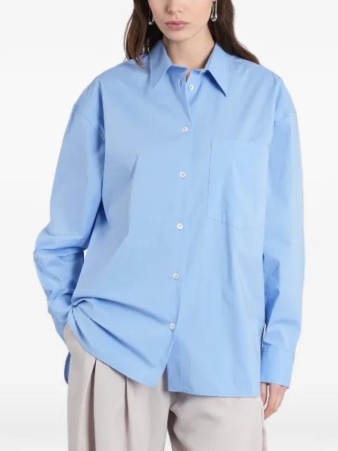 Natacha chest-pocket button-down cotton shirt by IRO