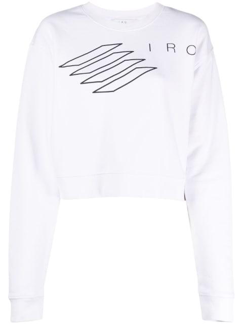 Romel logo-print cropped sweatshirt by IRO