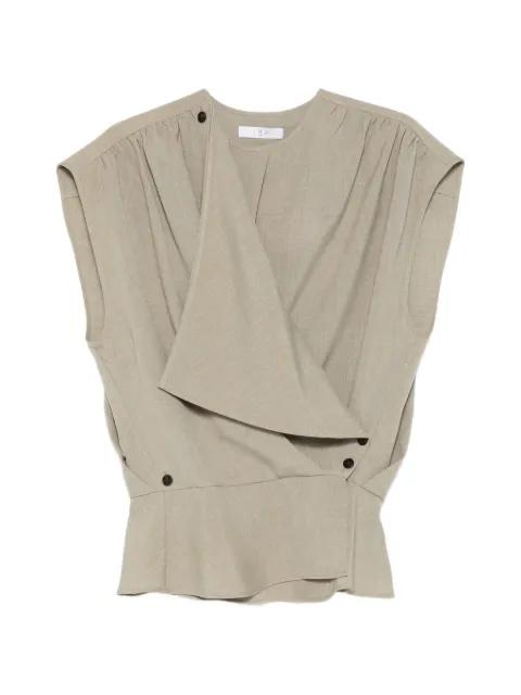 Scilla draped button top by IRO