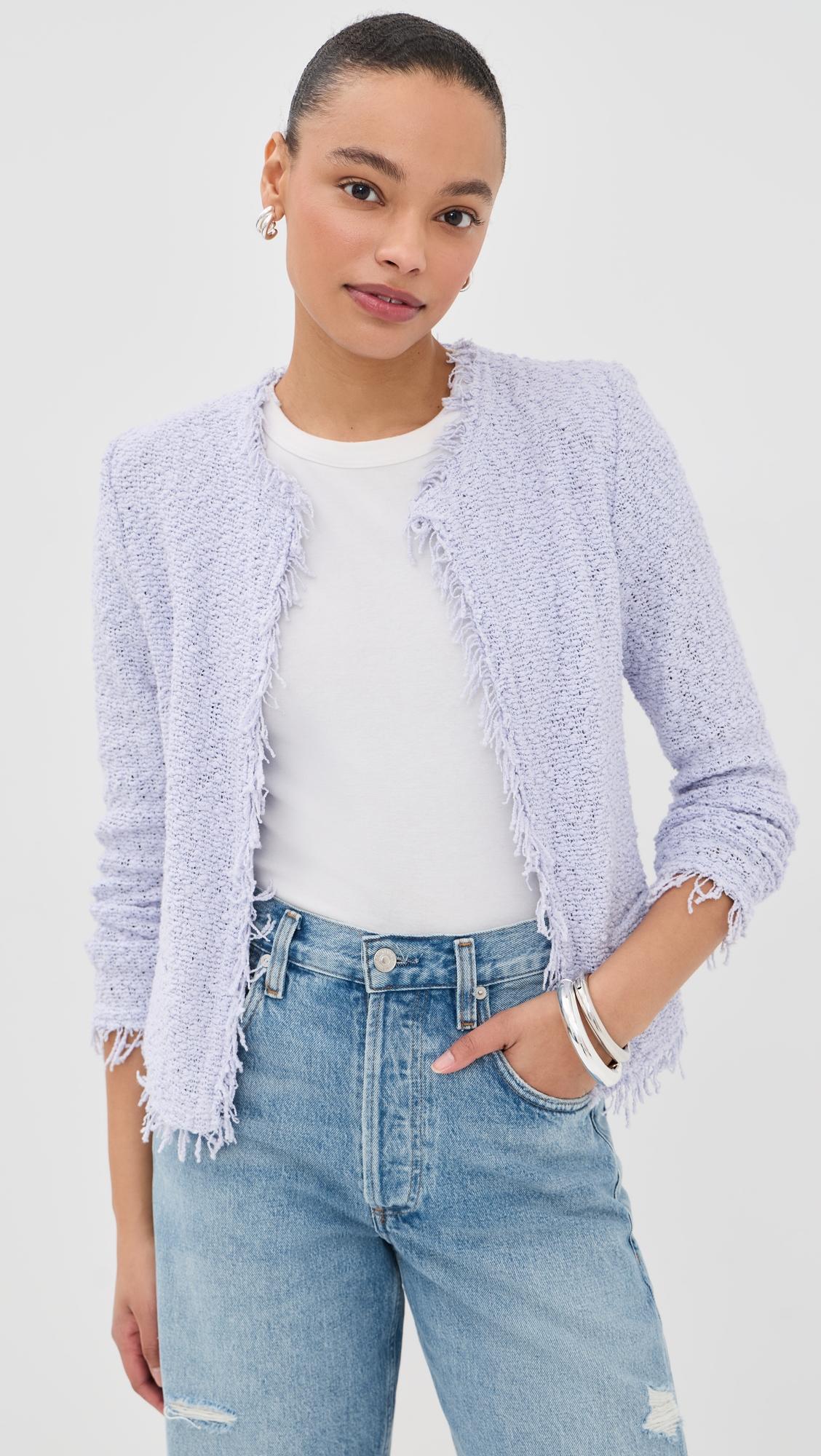 Shavani Fringe Hem Tweed Jacket by IRO