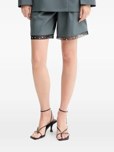 Solenna pleated embellished shorts by IRO