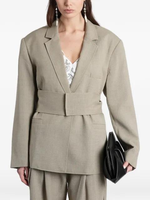 Suny belted-waist notch-lapel jacket by IRO