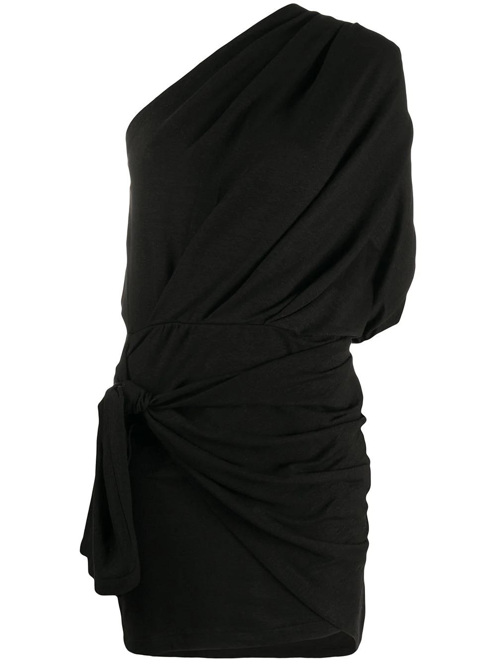 asymmetric ruched mini dress by IRO