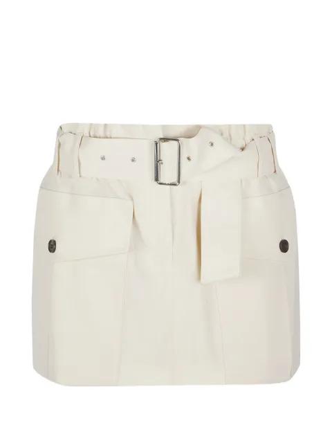belted pocket-details mini skirt by IRO