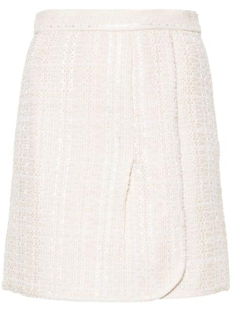 bouclé design mini skirt by IRO