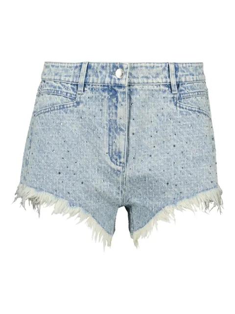 distressed denim shorts by IRO