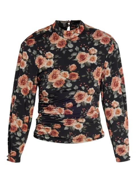 floral-print gathered top by IRO