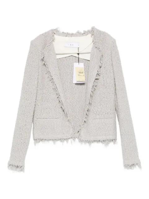 frayed tweed jacket by IRO
