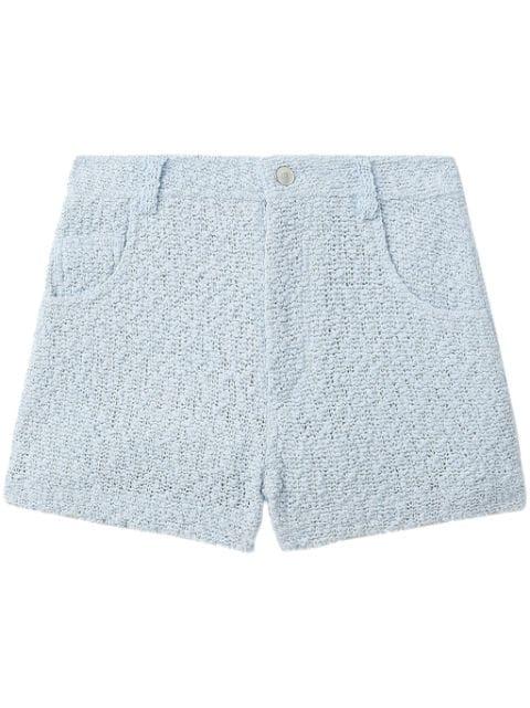 high-waisted tweed shorts by IRO