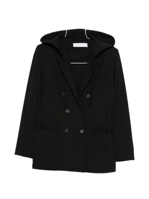 hoodied double-breasted coat by IRO