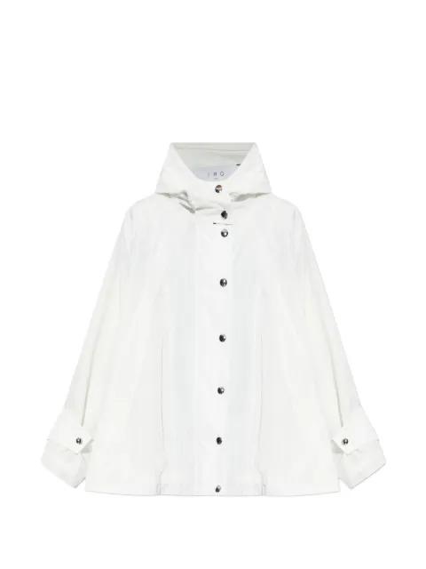 hoodied snap-button jacket by IRO