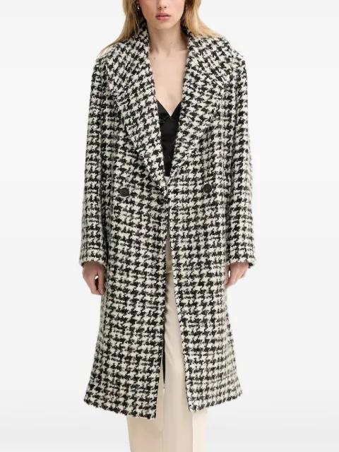 houndstooth double-breasted coat by IRO