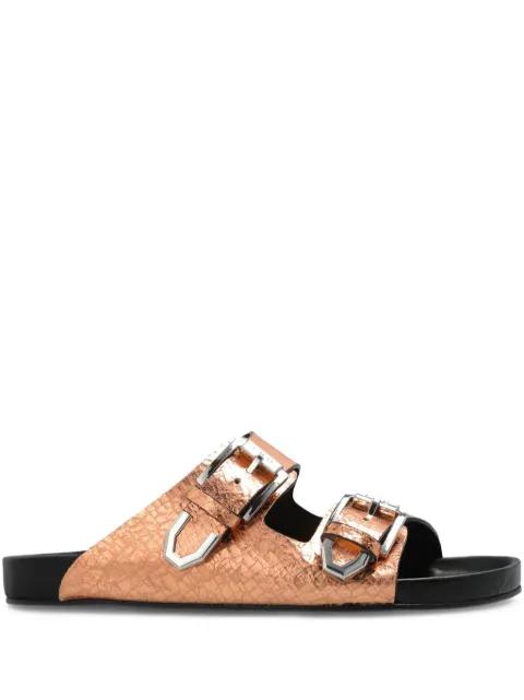 leather slides by IRO