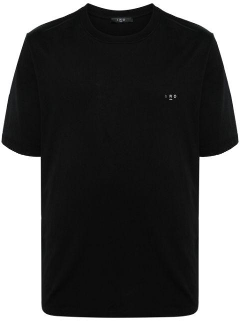 logo-embroidered cotton T-shirt by IRO