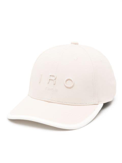 logo-embroidered cotton baseball cap by IRO